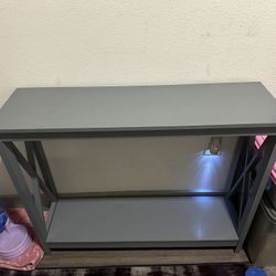 $65 Great Condition Grey Console Table Must Pick Up