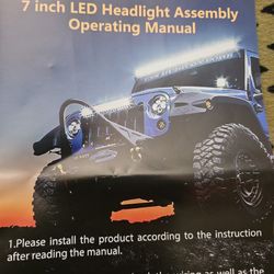 2 Pcs Led Headlights 