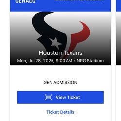Texans Training Camp