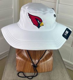 New Era NFL Arizona Cardinals Sideline Training Camp Panama White Bucket Hat - OSFM - New w/Tags