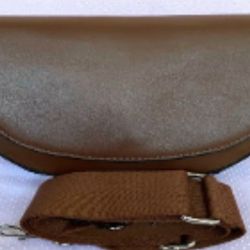 J. Jill Brown Leather Saddle Bag 
