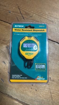 Extech 365510 Water Resistant Stopwatch