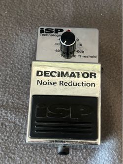 ISP Decimator Noise Gate Guitar Pedal. Working /Tested.