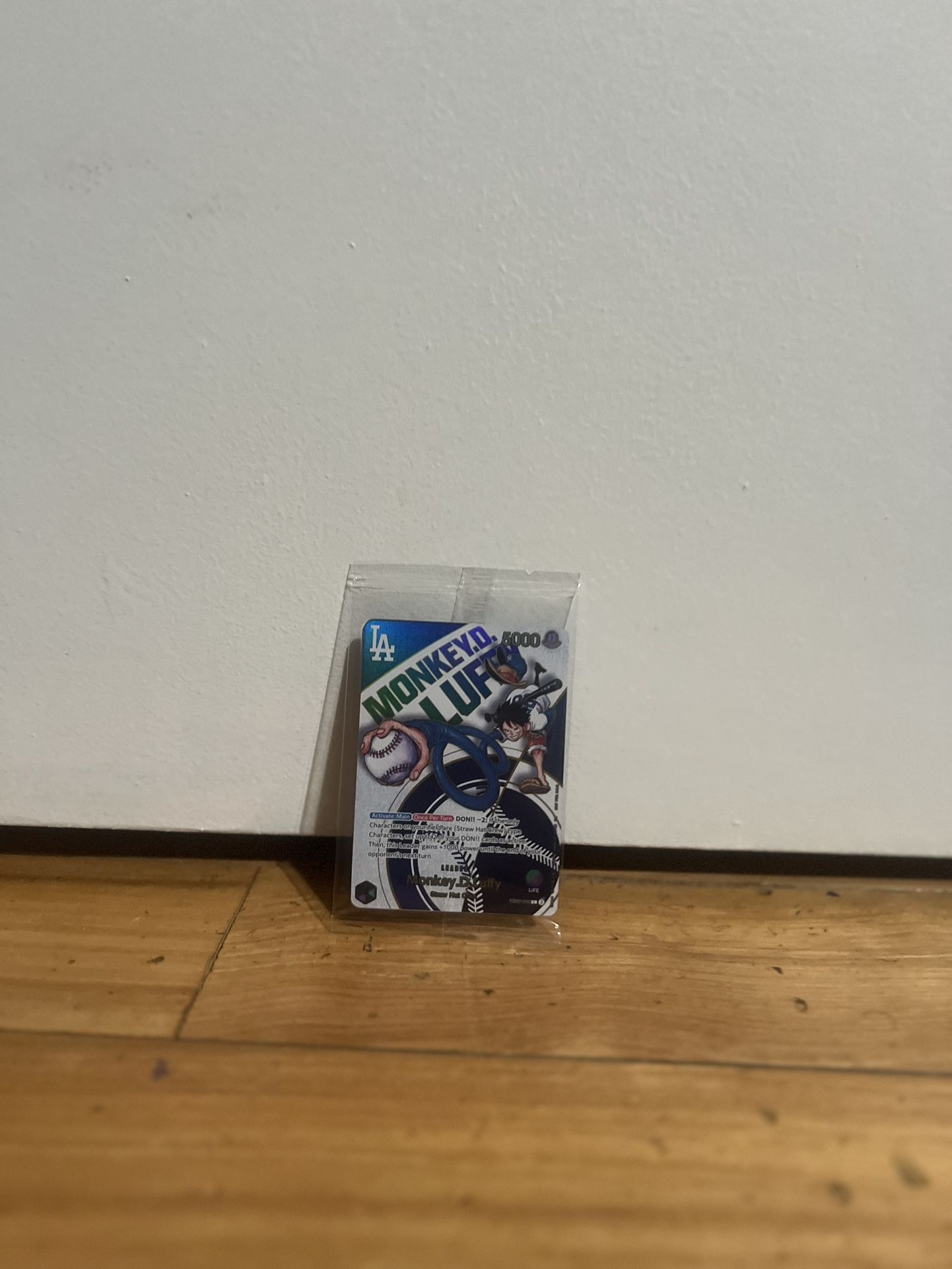 Dodgers X One Piece Luffy Card x3