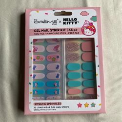 Hello Kitty Strip Nails