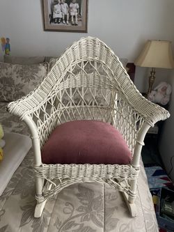Wicker Child’s Rocking Chair