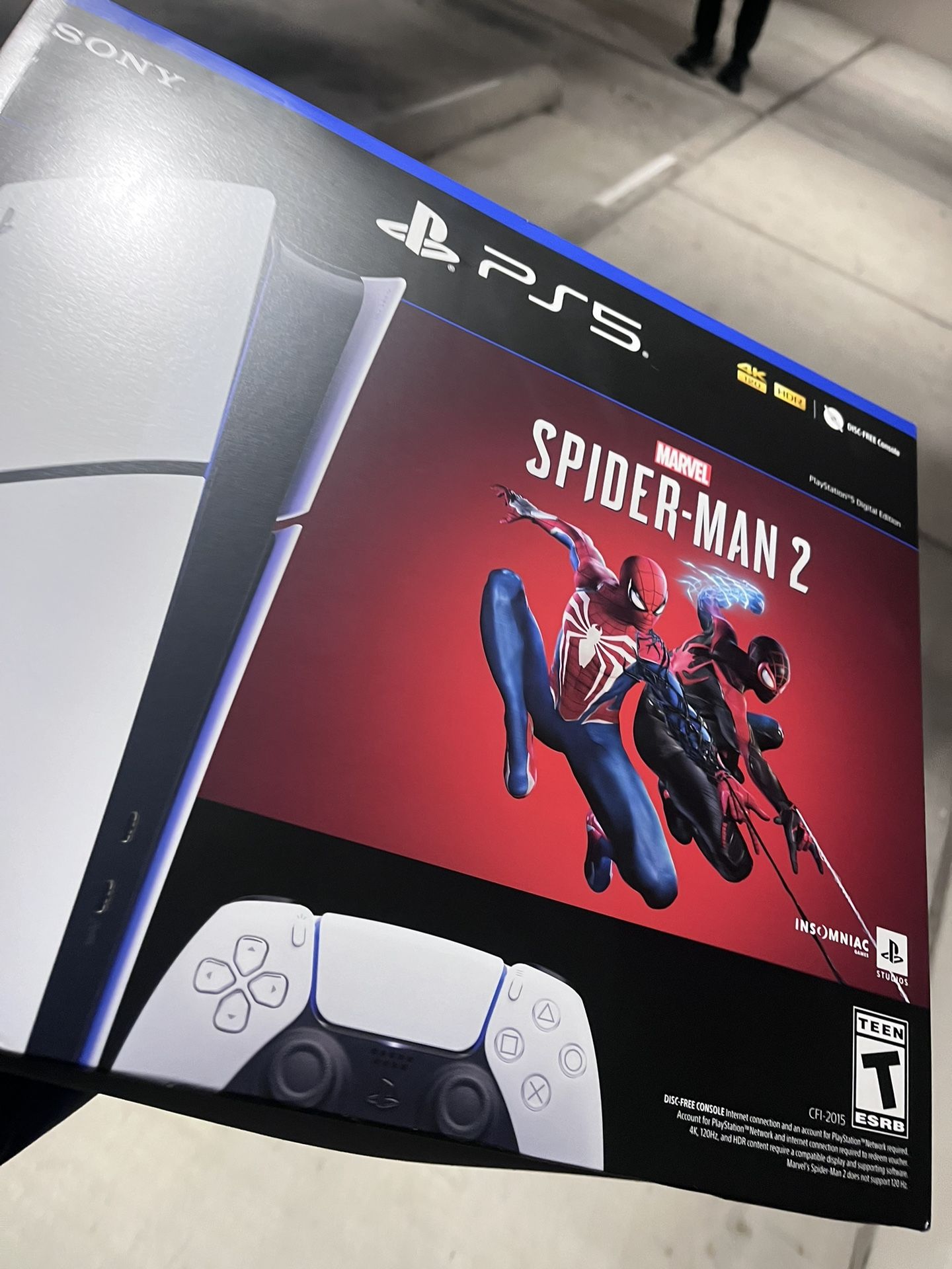 Brand New PS5 Spiderman Bundle No Disk 1TB 