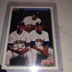 1992 Score Family Picture Of The Griffeys