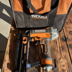 16 Gauge Ridgid Nail Gun 2 1/2 