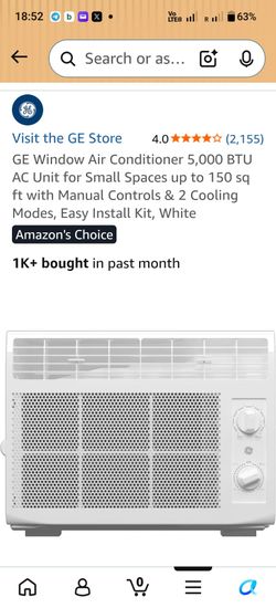 GE 5,000 BTU Window Air Conditioner NIB!
