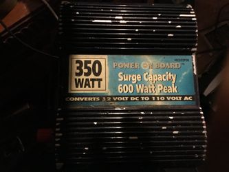 350w Inverter convert 12v d. (Car) to House 110v