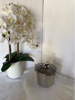 Wolfgang Puck Bistro Elite Collection 2 Qt Cook & Stir Pan Pot Stainless w Lid $50