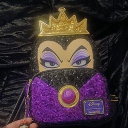 Sequin Evil Queen Loungefly 