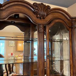 Dining Room Table, 6 Chairs And China Cabinet 