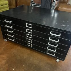 Blueprint Flat File Cabinet 