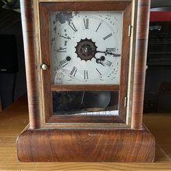 Antique GILBERT CLOCK SQUARE KITCHEN 1850 