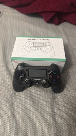 Black Wireless PS4-Style Game Controller