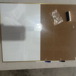Brand New ARCOBIS Cork Board & Whiteboard Combo