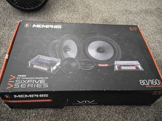Brand New Memphis audio component 6.5 component set great quality sound 2ohm speakers for cars and motorcycles $250firm firm price it's $404 online pi