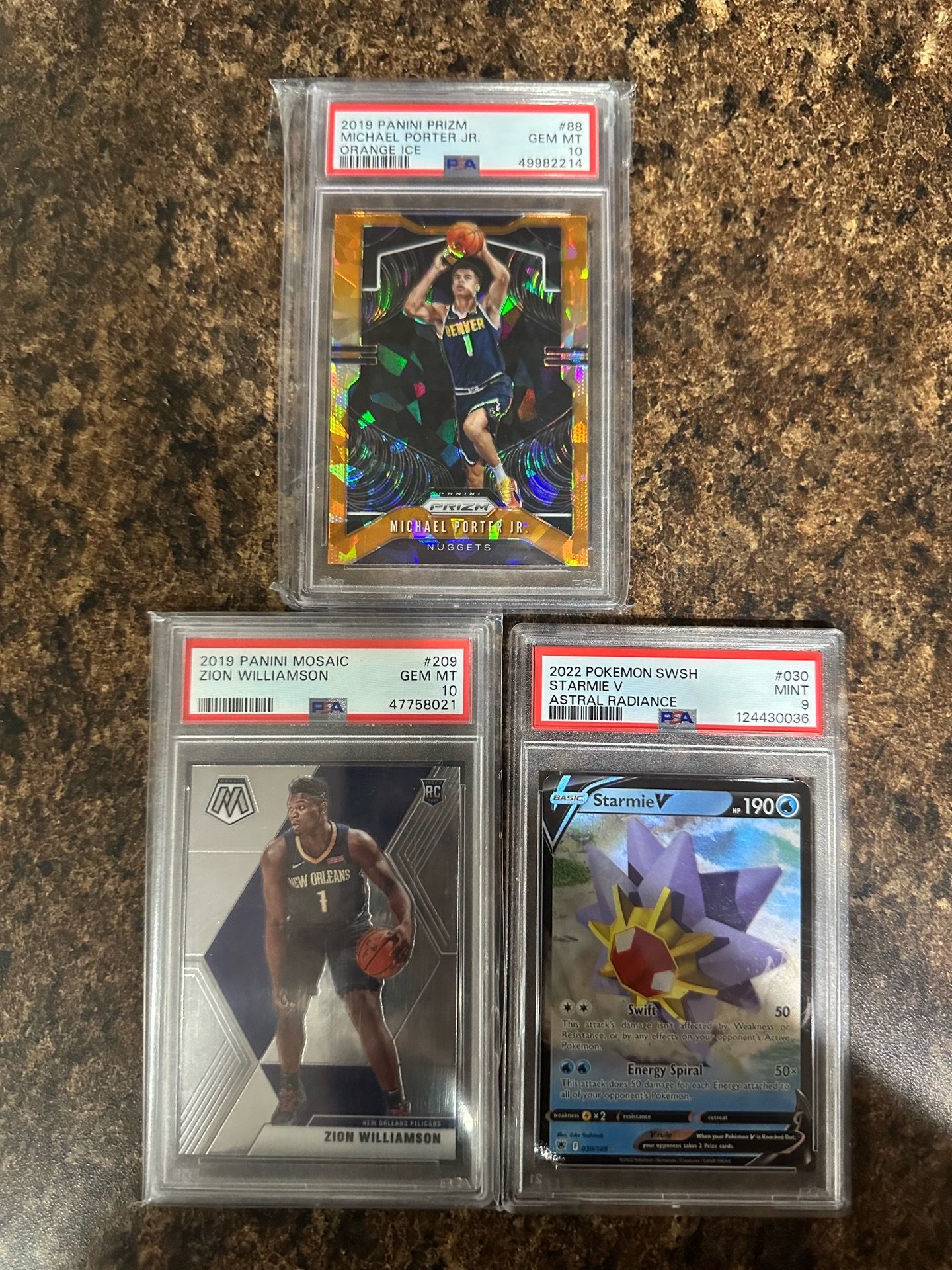 PSA graded sports cards