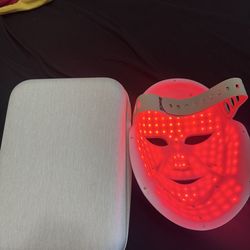 Red light facial therapy mask