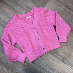 Pink Cardigan 