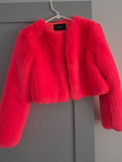 Akira size large pink fur jacket