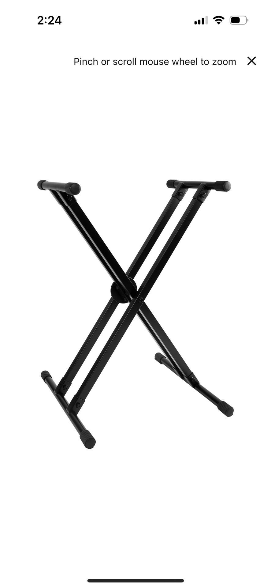 Proline Double Braced Keyboard Stands