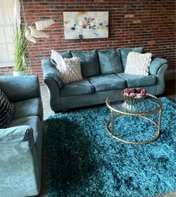 Sofa and loveseat