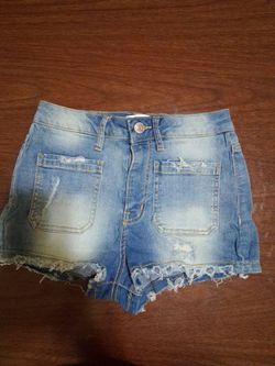Blue jean short, shorts