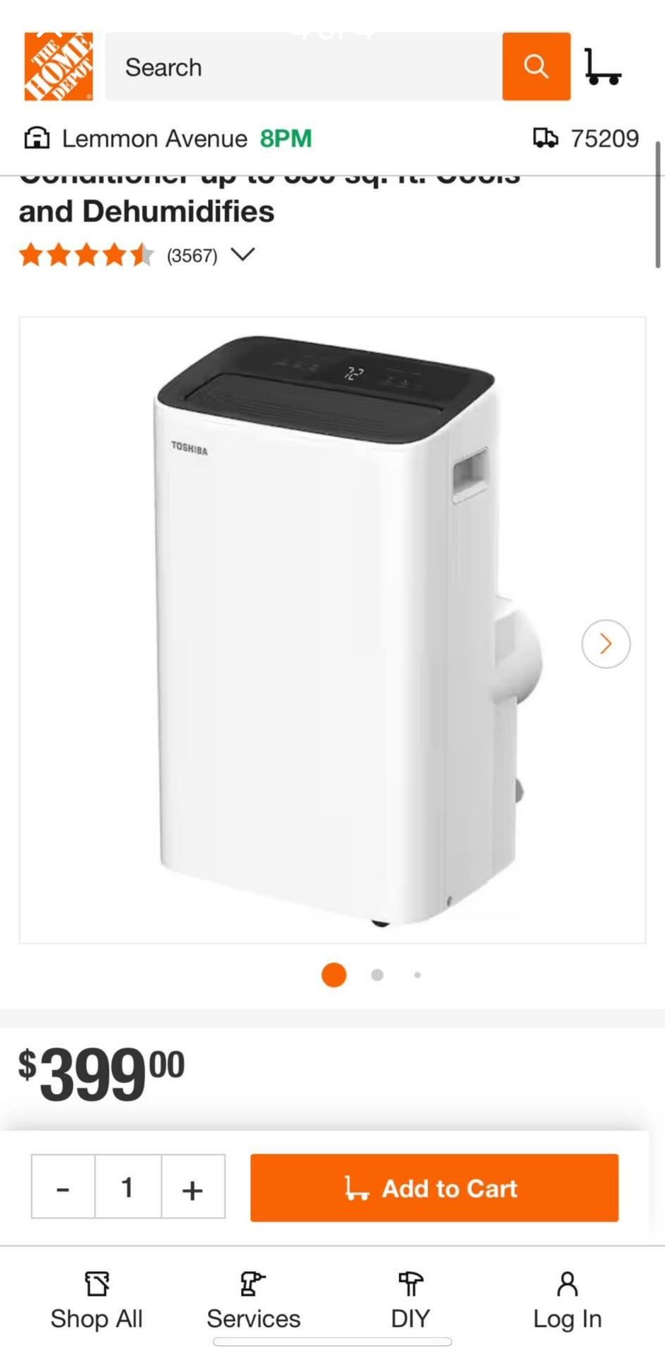 Toshiba Smart Portable Air Conditioner and Heater