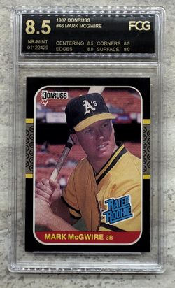 1987 Donruss Mark McGwire #46 NR MINT rated 8.5