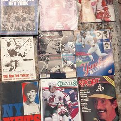 Vintage Yankees & Sports Magazine Lot (1970s–90s) – 40+ Items