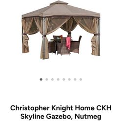 10x10 Christopher Knight Skyline Gazebo – NEW – Retail $699 – $350