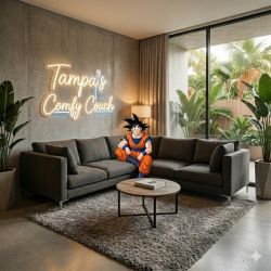 🛋️ Dark Gray Symmetrical Sectional Sofa (Delivery Available!! )