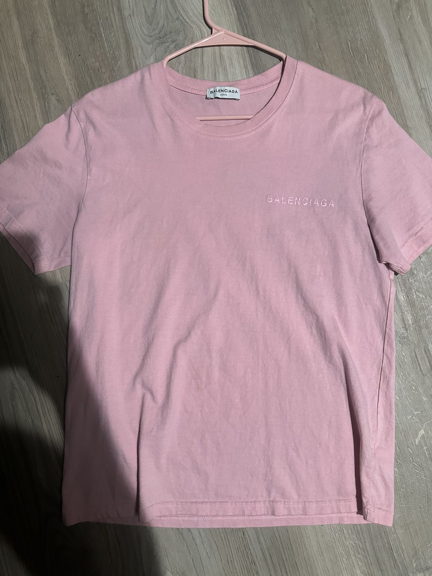 Pink Balenciaga Shirt Size Small