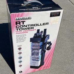 LevelUp RT Controller Tower w/ Headset Hanger – New (Box Worn)