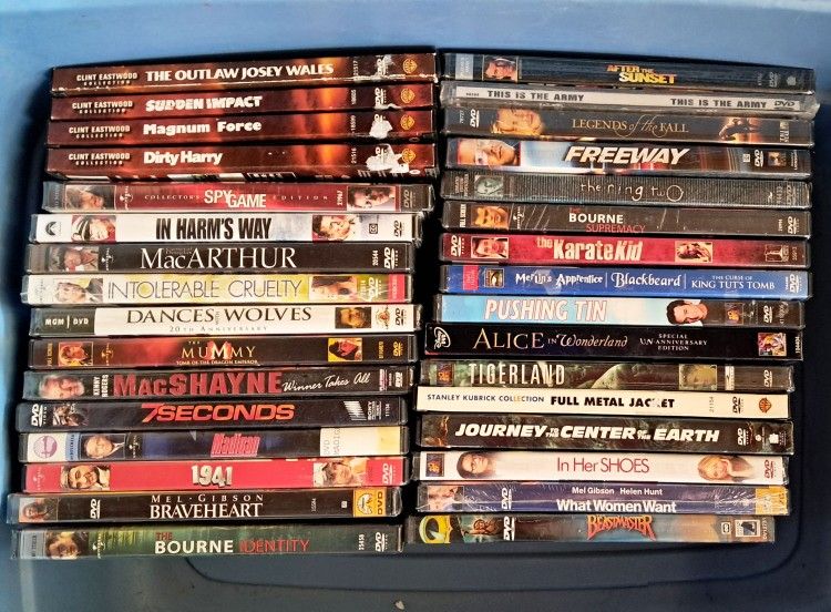 Lot Of 32 DVDs