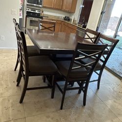 Dining Table With 6 Chairs 