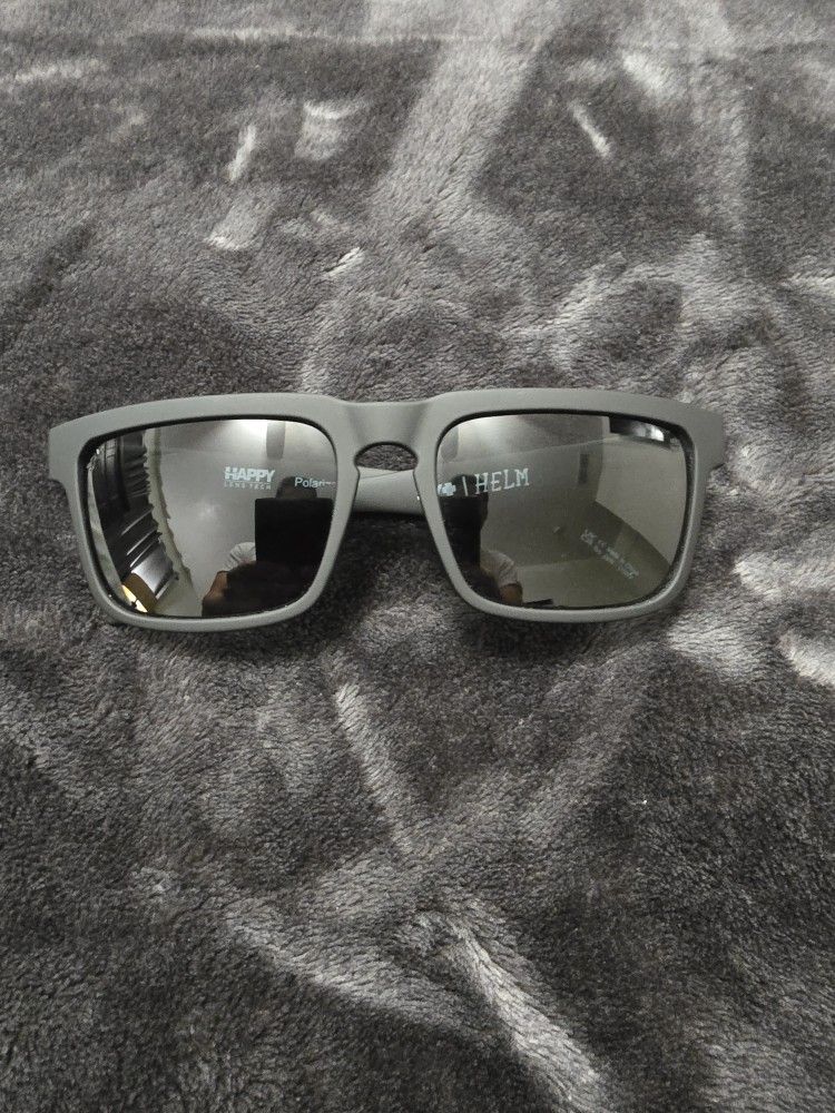 Spy Optic Helm Sunglasses Happy Lens Matte Black
