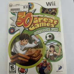 Nintendo WII Game Family Party 30 Great games Outdoor Fun