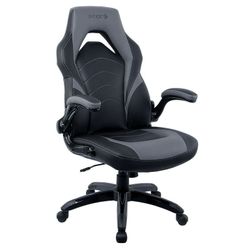 Staples Emerge Vortex Bonded Leather Gaming Chair Black and Gray home office chair(address in description)  👇delivery 🚚 available within 15 miles fo