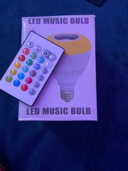 Led light with lamp