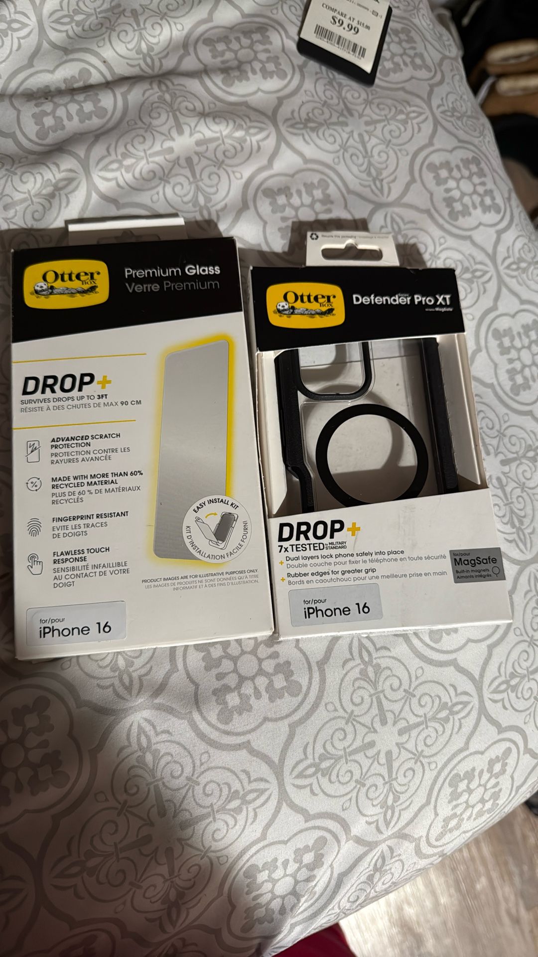 OtterBox cell phone case and screen protector