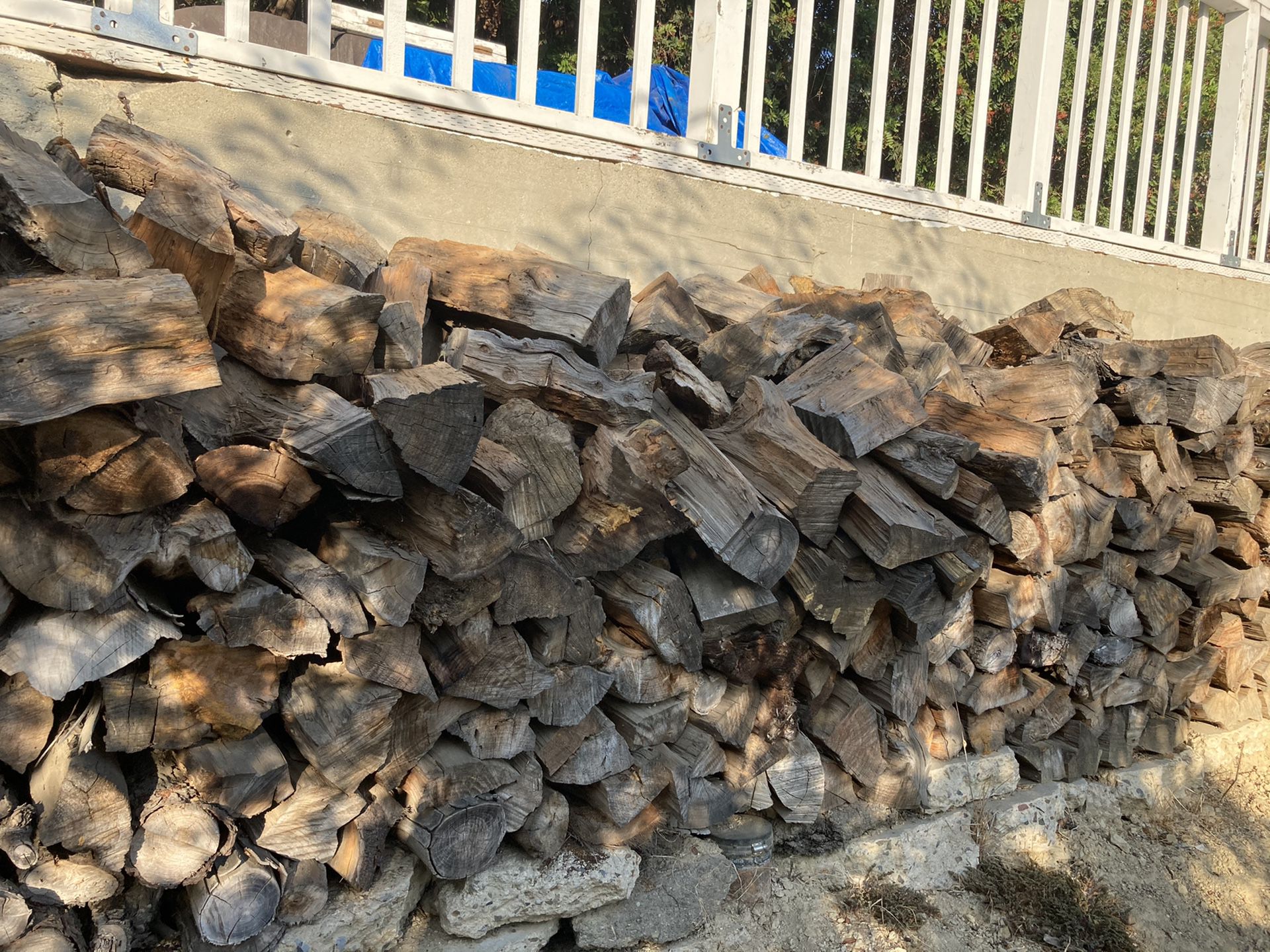 Dry seasoned firewood. $5 a bundle. About 10 pieces.