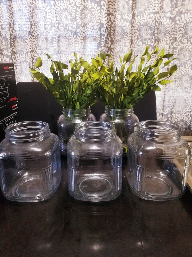 BIG JARS $5 each/ no lids