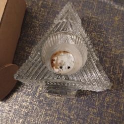Glass Tree Shape Candle Tea Light Holder