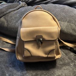 Tan Backpack 