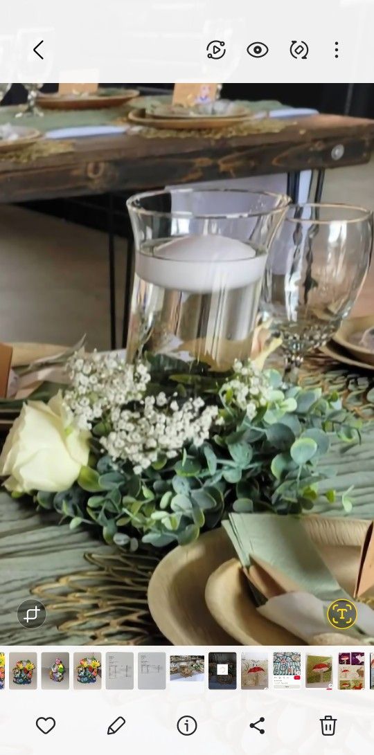 11 Floating Candle Vases