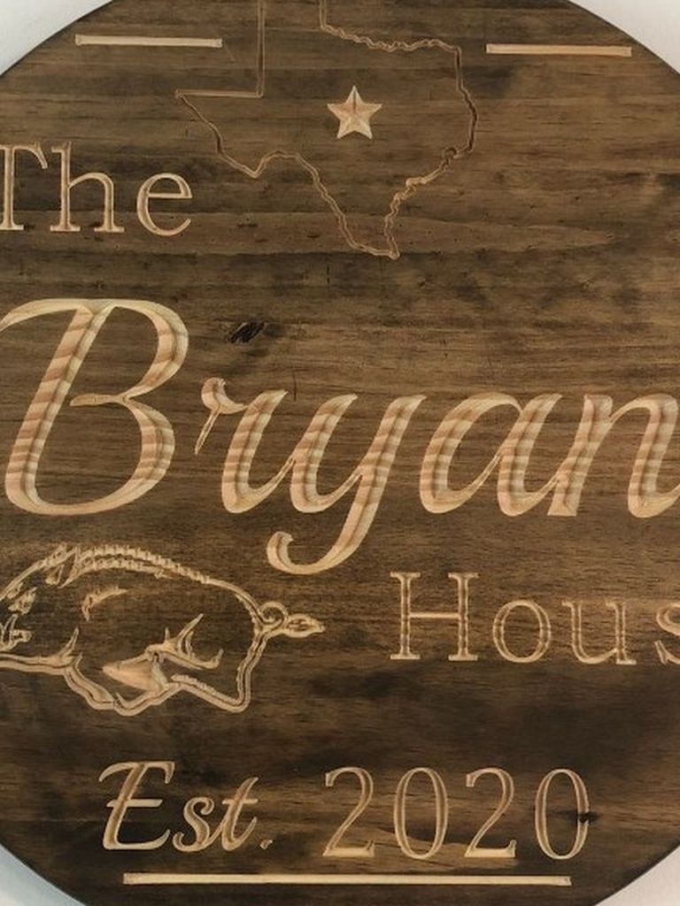 Custom wood signs